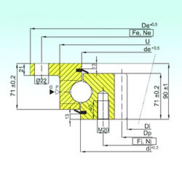 Bearing ZBL.30.0955.200-1SPTN ISB #1 image