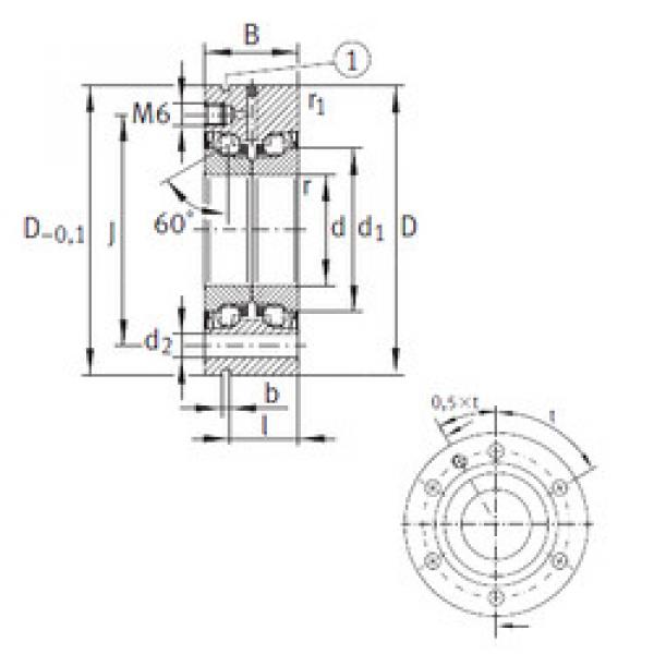 Bearing ZKLF1560-2RS-PE INA #1 image