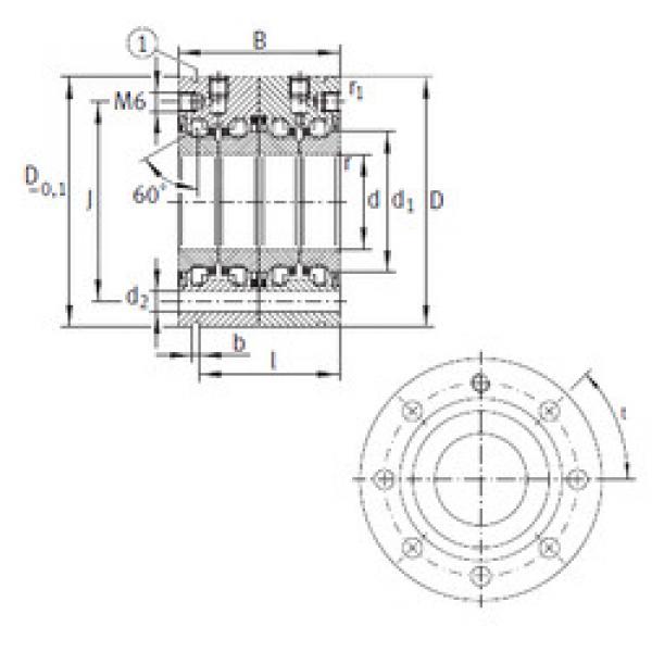 Bearing ZKLF40100-2RS-2AP INA #1 image