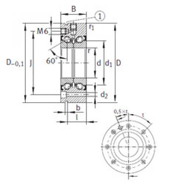 Bearing ZKLF60145-2Z INA #1 image