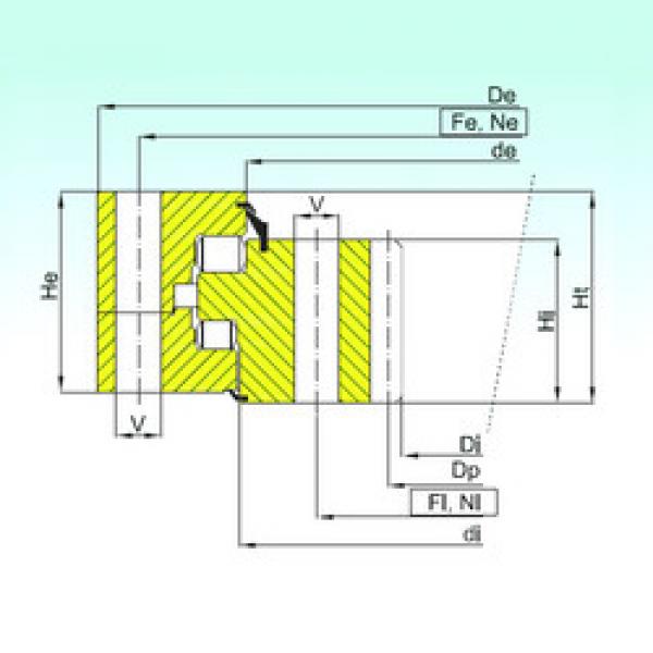 Bearing ZR3.25.2000.400-1SPPN ISB #1 image