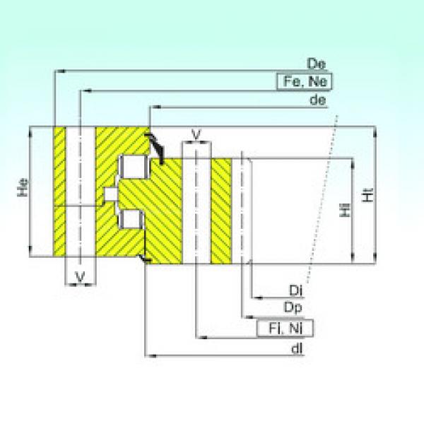 Bearing ZR3.40.4000.400-1SPPN ISB #1 image