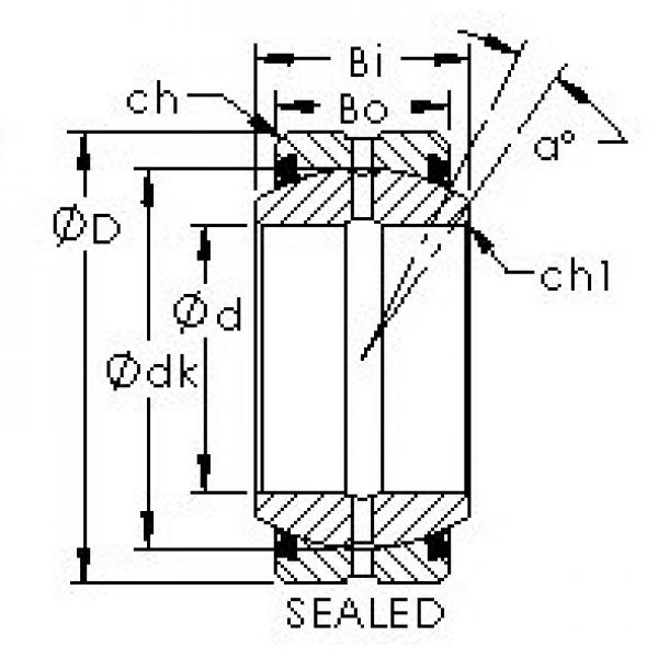 Bearing GEZ107ES-2RS AST #1 image