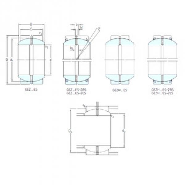 Bearing GEZ010ES SKF #1 image