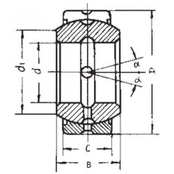 Bearing GEZ120ES-2RS FBJ #1 image