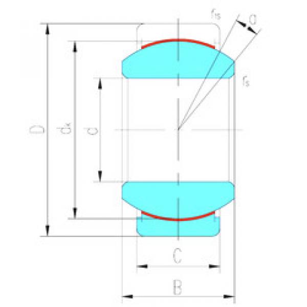 Bearing GEZ107ET-2RS LS #1 image