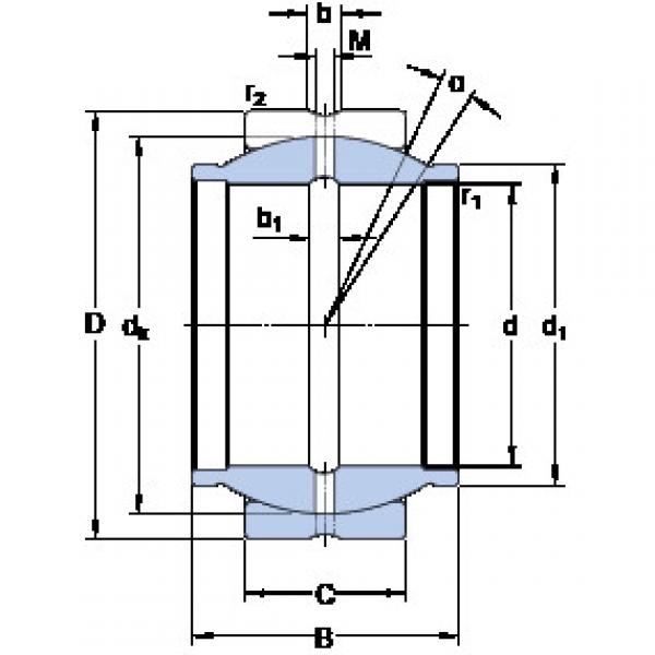 Bearing GEZM 108 ES SKF #1 image