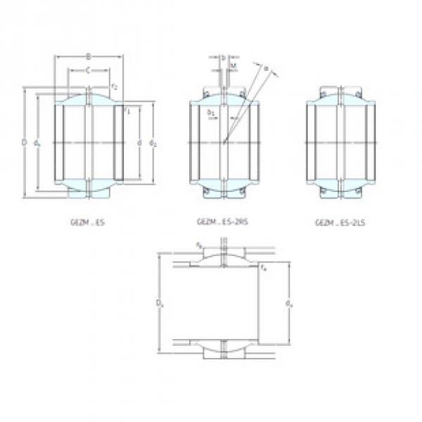 Bearing GEZM200ES SKF #1 image