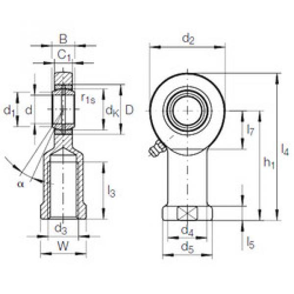 Bearing GIR 8 DO INA #1 image