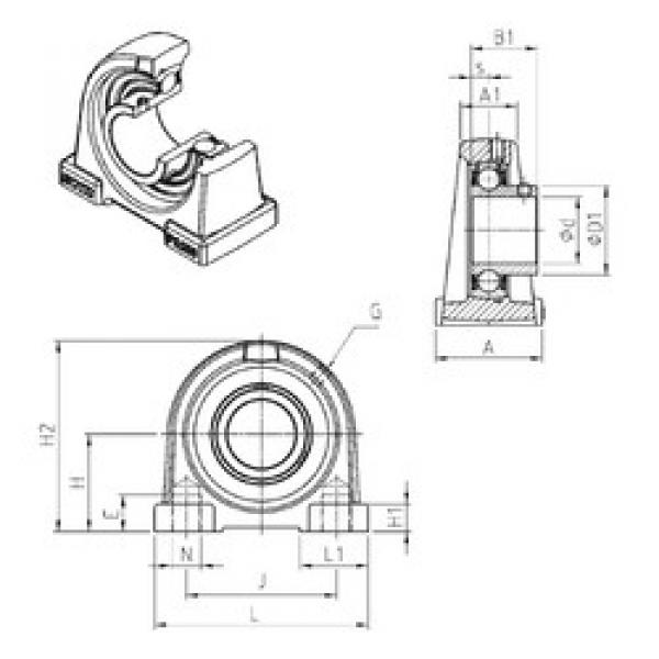 Bearing USPA203 SNR #1 image