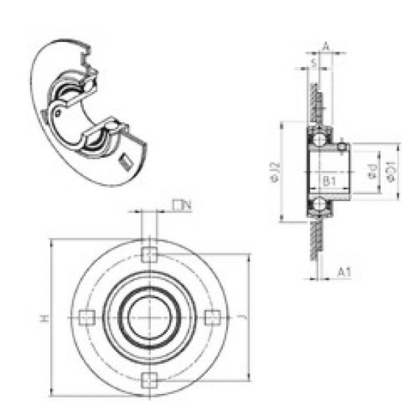 Bearing USPF209 SNR #1 image