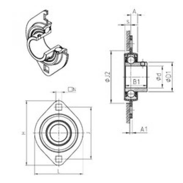 Bearing USPFL208 SNR #1 image