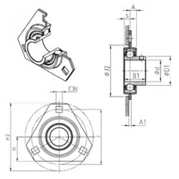 Bearing USPFT204 SNR #1 image