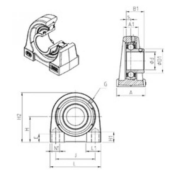 Bearing USPG208 SNR #1 image