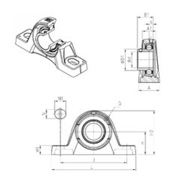 Bearing USPLE212 SNR #1 image