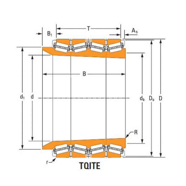 Bearing m262430T m262410d double cup #1 image