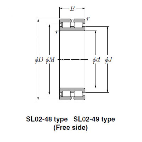 Bearing SL01-4834 #1 image